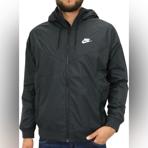 Nike Woven Windrunner lightweight full zip activewear fall jacket men’s size L - Picture 2 of 16